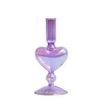 Chandelier en verre violet, design chic et contemporain