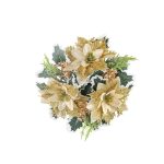 Ambiance chaleureuse : couronne bougeoir