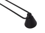 Accessoire en métal noir pour éteindre les bougies