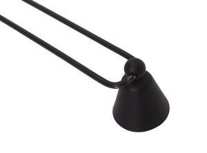 Accessoire en métal noir pour éteindre les bougies