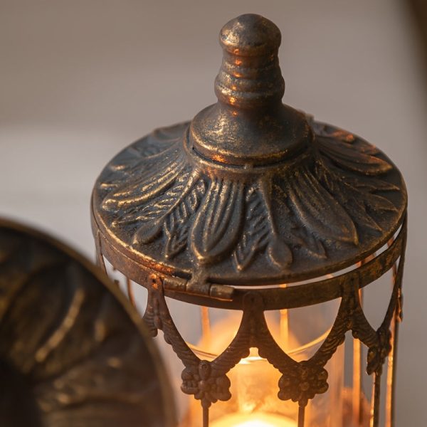 Lanterne sur pied rétro pour éclairage décoratif