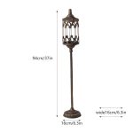 Lanterne antique sur pied pour décoration intérieure