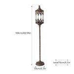 Lanterne sur pied, accessoire d'éclairage élégant