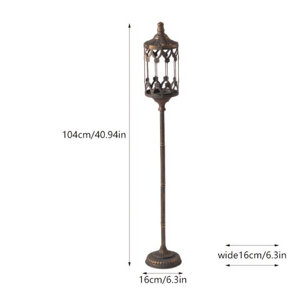 Lanterne sur pied, accessoire d'éclairage élégant