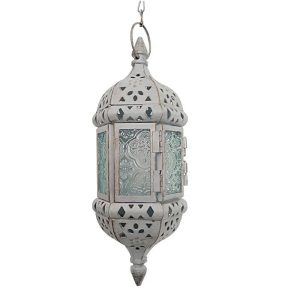 Lanterne décorative en fer forgé, style marocain