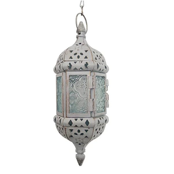 Lanterne décorative en fer forgé, style marocain