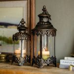 Éclairage d'ambiance en verre bronze