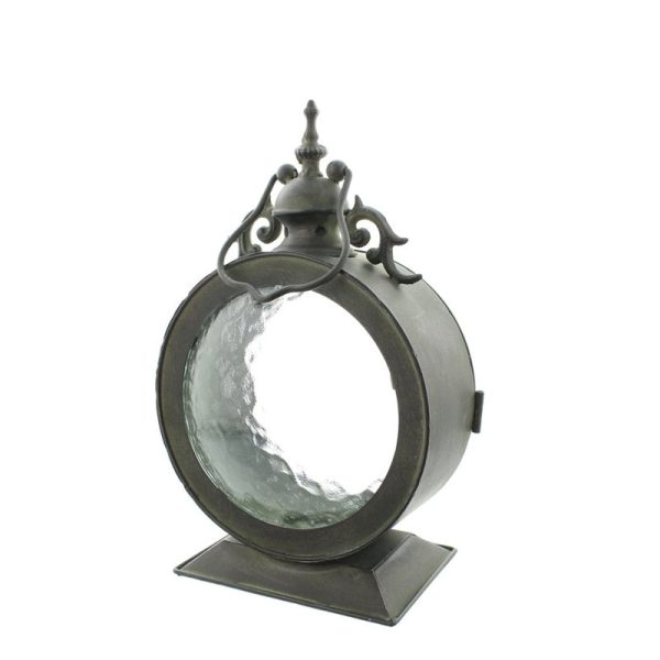 Éclairage vintage en métal, design hublot élégant