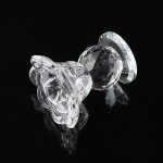 Bougeoir en cristal, design compact pour décoration intérieure