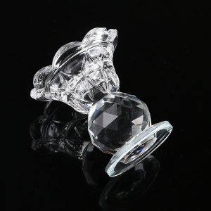 Accessoire décoratif en cristal, parfait pour bougies fines