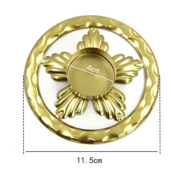 Élément décoratif : Bougeoir doré