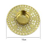 Bougeoir doré pour style vintage