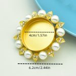 Accessoire de décoration : Bougeoir Doré chic