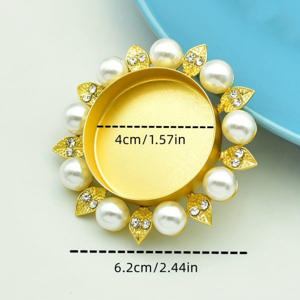 Accessoire de décoration : Bougeoir Doré chic