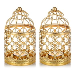 Set de deux mini lanternes au design artistique et élégant