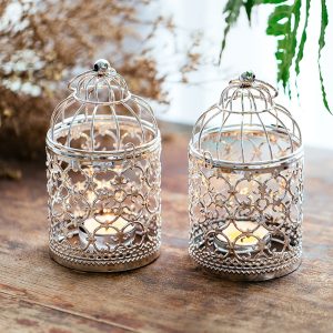 Lanterne décorative pour intérieur, style arabesques