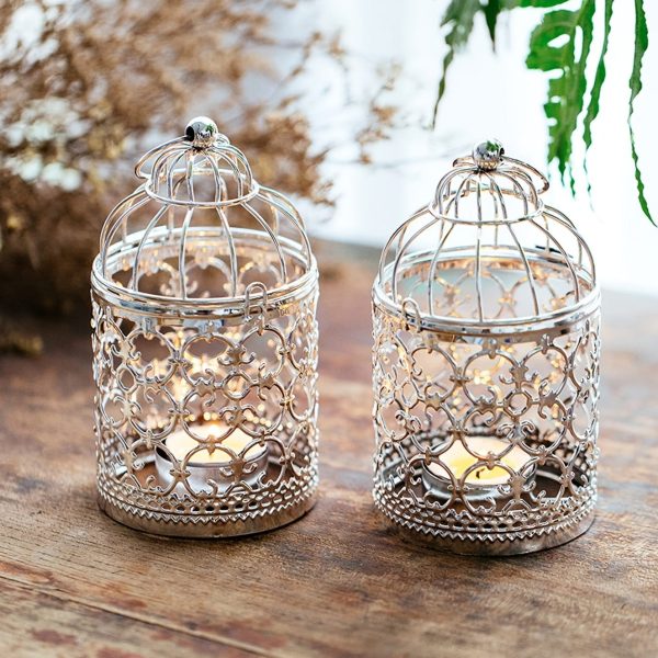 Lanterne décorative pour intérieur, style arabesques