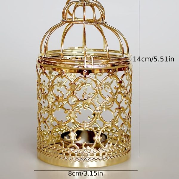 Lanterne avec motifs raffinés, parfaite pour l'éclairage d'ambiance