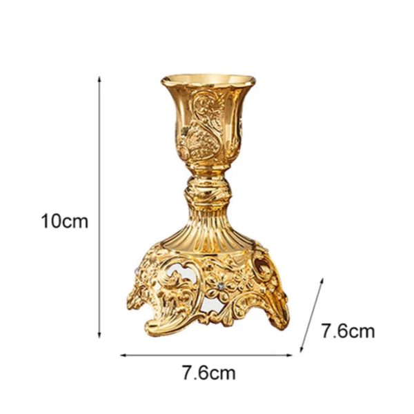 Bougeoir en fer forgé, accessoire décoratif pour ambiance chaleureuse