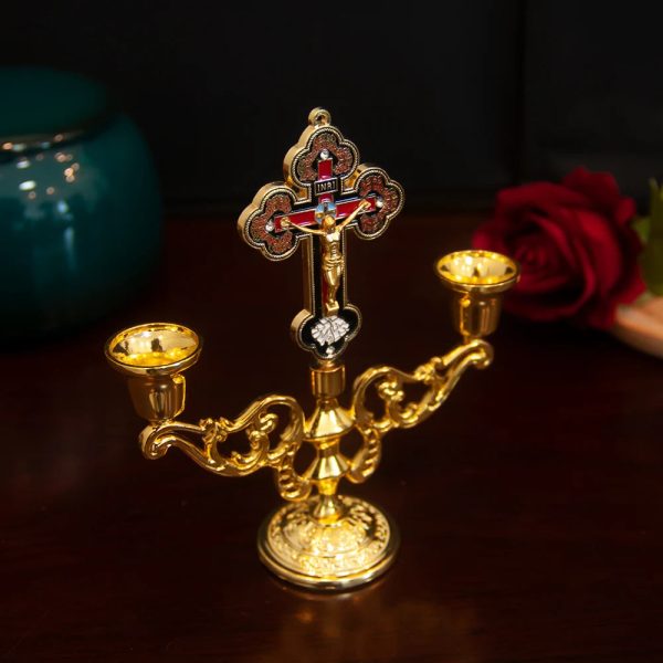 Bougeoir artisanal pour la prière et la méditation