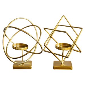 Petit Bougeoir Doré - Géométrie