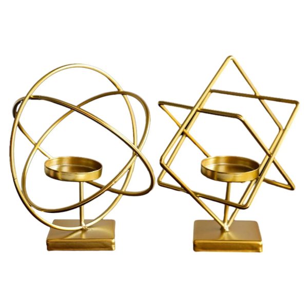 Petit Bougeoir Doré - Géométrie