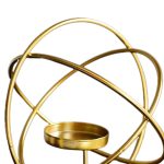 Accessoire de décoration doré pour bougies