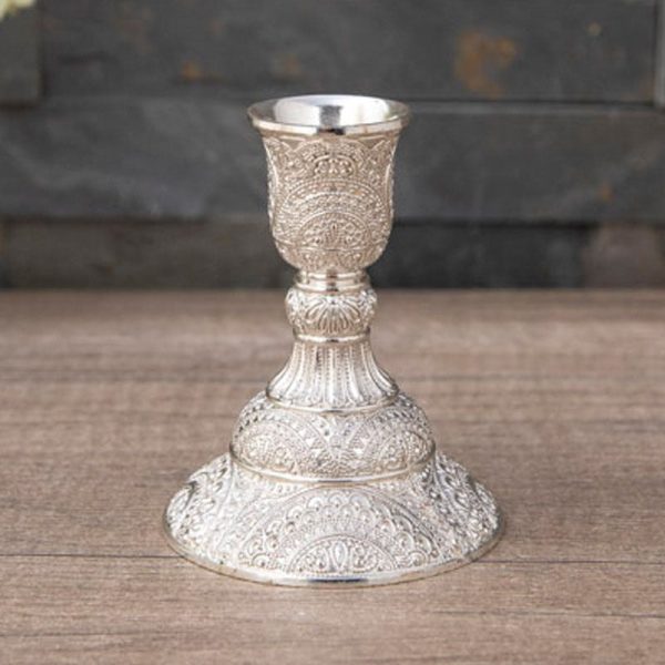 Ornement bougeoir doré, style contemporain et raffiné