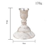 Accessoire de décoration, petit bougeoir en ornement doré