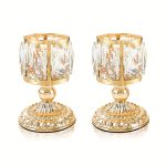 Ensemble de deux photophores Art Déco