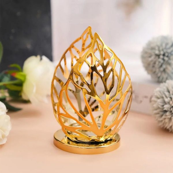 Accessoire de décoration : petit photophore automnal