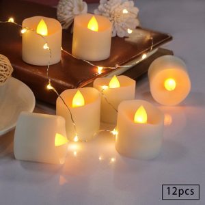 Bougies LED en pilier - Parfaites pour les événements