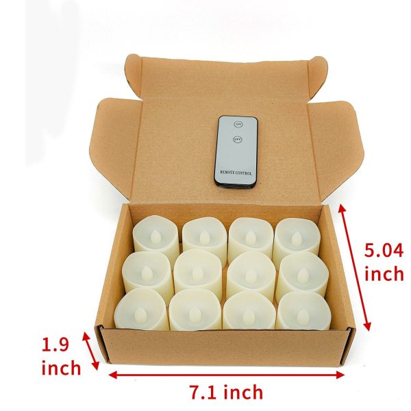 Pack de bougies LED - Sécuritaires et sans flammes