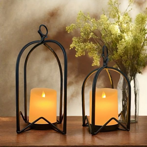 Élégant photophore noir pour embellir votre intérieur