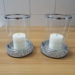 Photophore en verre pour décoration élégante