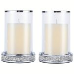 Accessoire en verre argenté pour ambiance chaleureuse