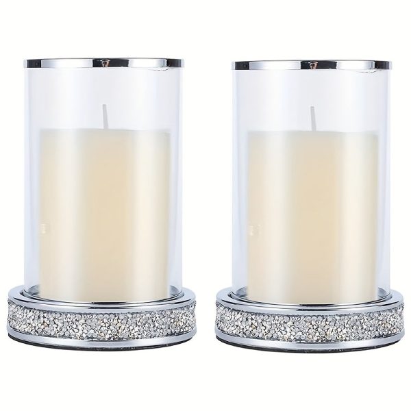 Accessoire en verre argenté pour ambiance chaleureuse