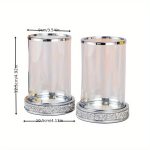 Élégants photophores en verre pour éclairage doux