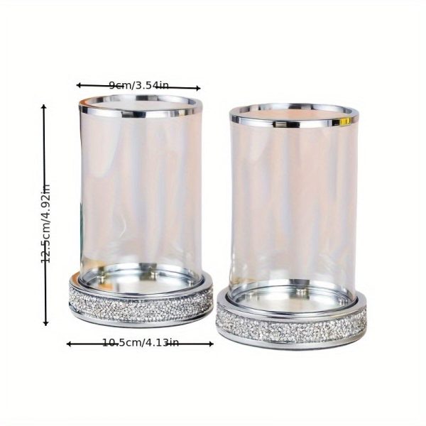 Élégants photophores en verre pour éclairage doux