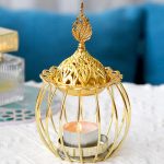 Brûleur oriental en fonte décoratif pour ambiance chaleureuse