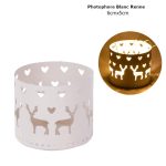 Centre de table avec éclairage doux pour Noël