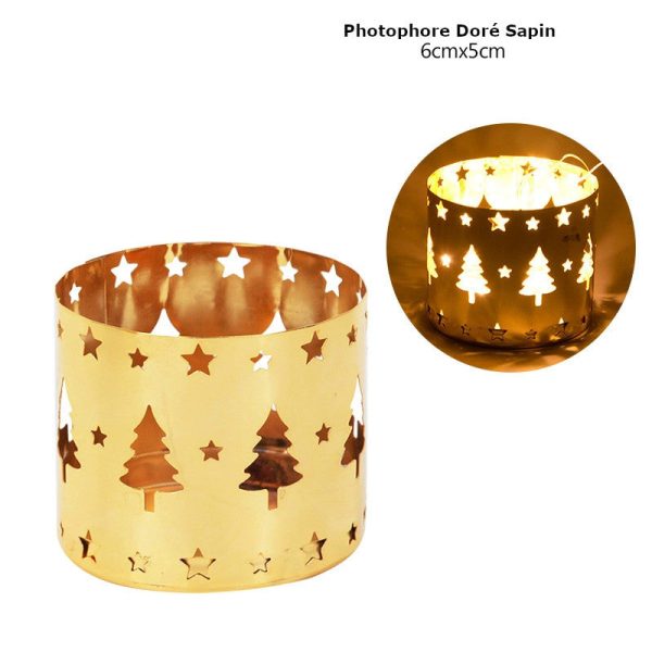 Photophore de Noël pour une ambiance chaleureuse
