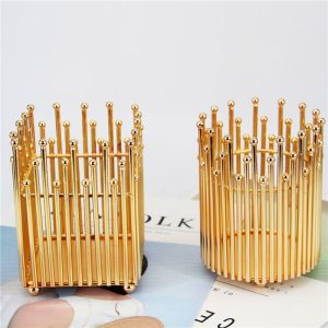 Photophore Couronne Royale doré élégant