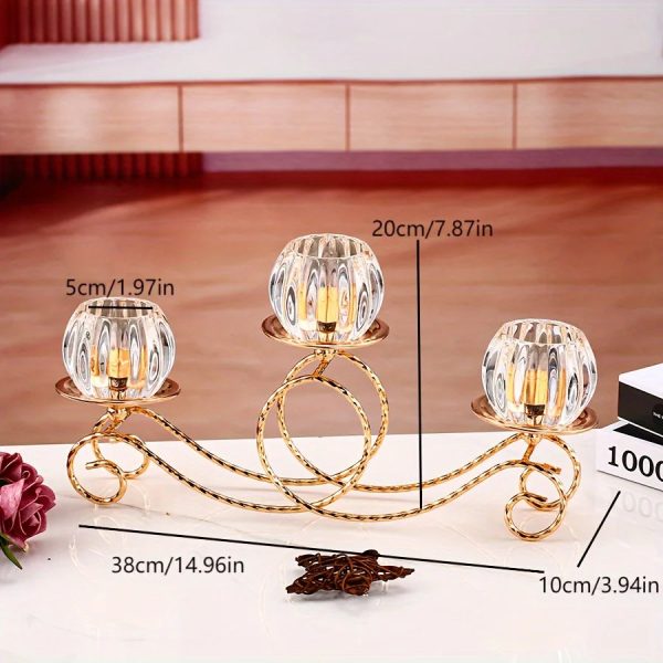 Accessoire déco : photophore en cristal pour ambiance chaleureuse