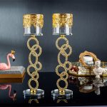 Photophore Cristal Baroque en verre élégant