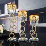 Photophore en cristal baroque pour une ambiance chic