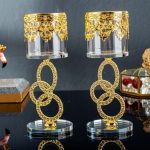 Décoration raffinée : photophore en cristal design