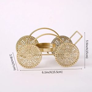 Accessoire lumineux doré pour la décoration intérieure