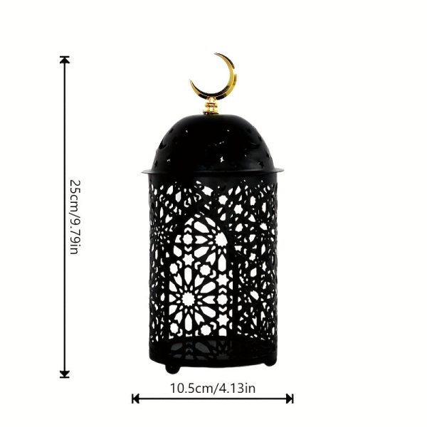 Photophore doré pour lumière douce et apaisante