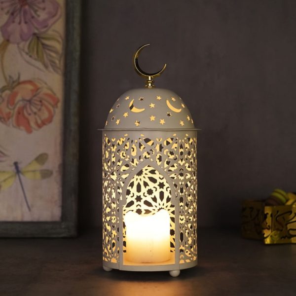 Photophore doré pour ambiance chaleureuse